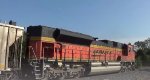 BNSF coal train DPU